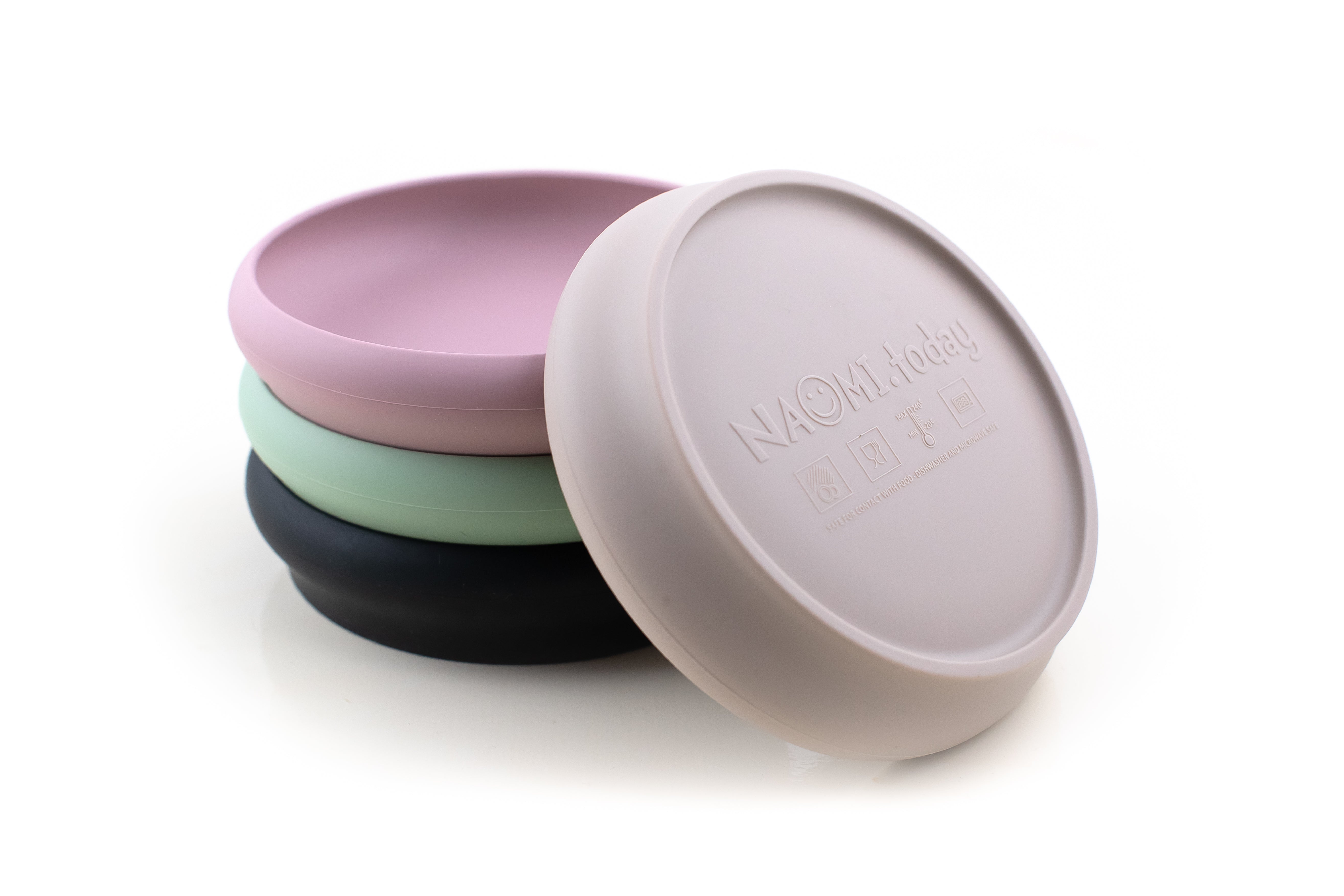 Naomi Baby & Toddler Silicone Plates - Set of 2