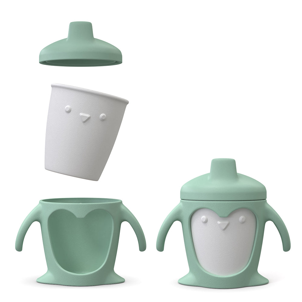 Naomi Penguin 3 in 1 Silicone Toddler Cups