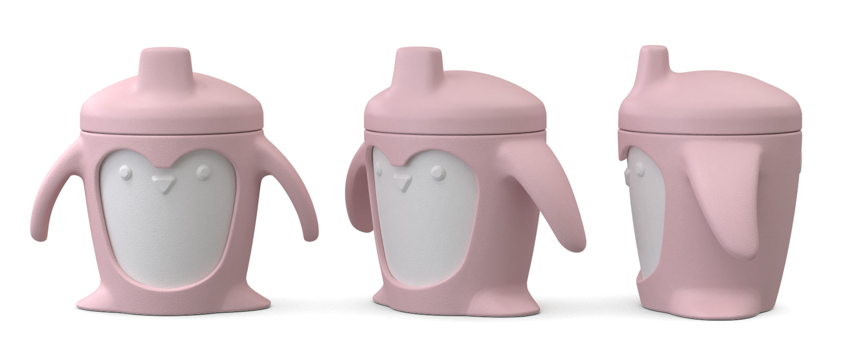 Naomi Penguin 3 in 1 Silicone Toddler Cups