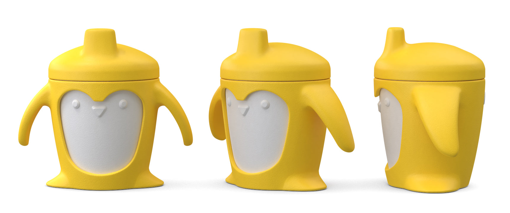 Naomi Penguin 3 in 1 Silicone Toddler Cups