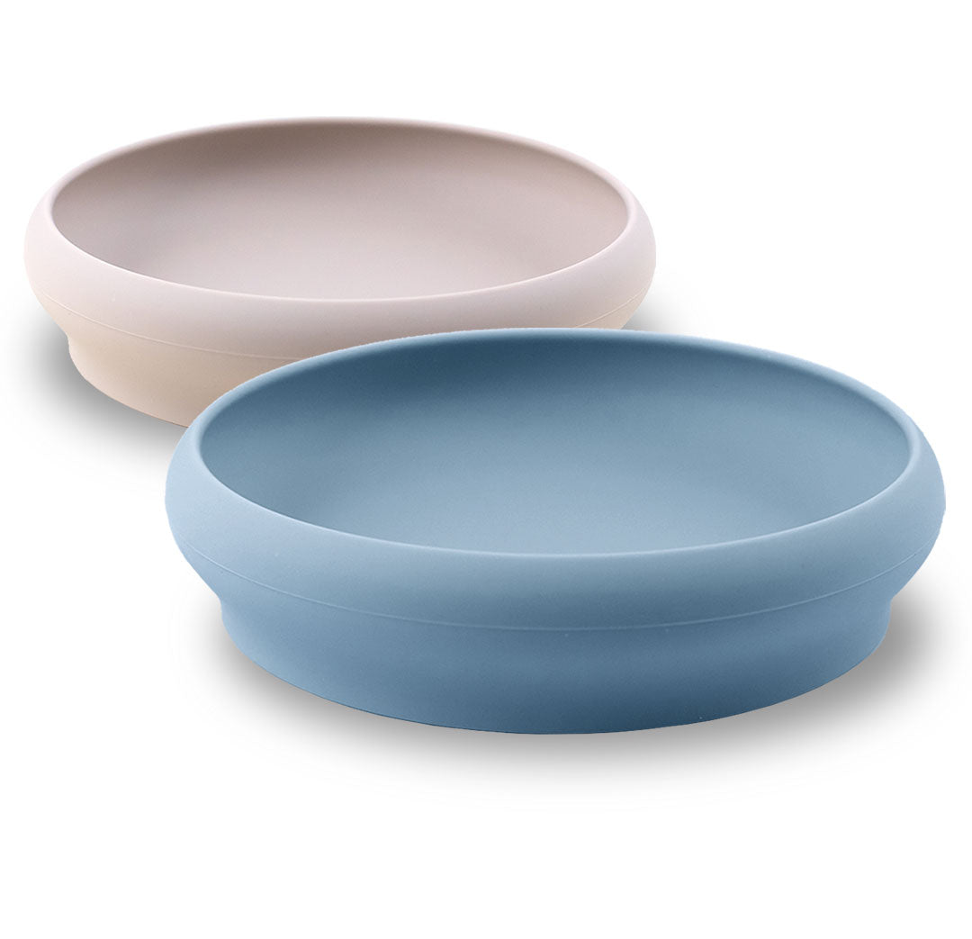 Naomi Baby & Toddler Silicone Plates - Set of 2