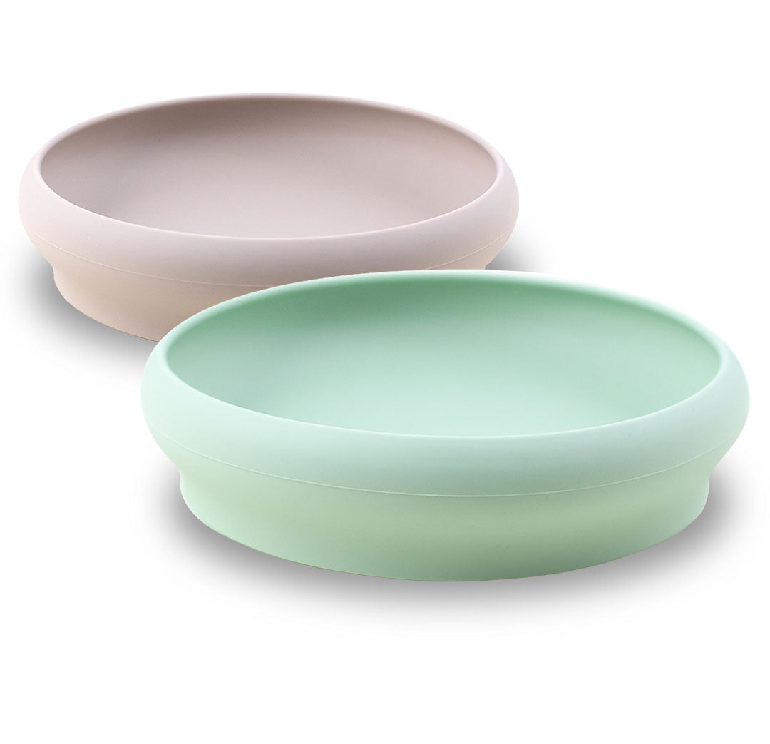 Naomi Baby & Toddler Silicone Plates - Set of 2